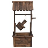 vidaXL Wensfontein met pomp | 57x50x112cm Vurenhout | -55%