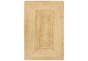 vidaXL Jute Vloerkleed Handgemaakt 120x180 cm - 60% Korting