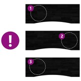 vidaXL Bureaublad Eikenhout Donkerbruin - 140x60cm (47% Korting!)