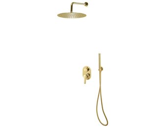 vidaXL Douchesysteem RVS Goudkleurig - 55% Korting!