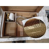 vidaXL Douchesysteem RVS Goudkleurig - 55% Korting!