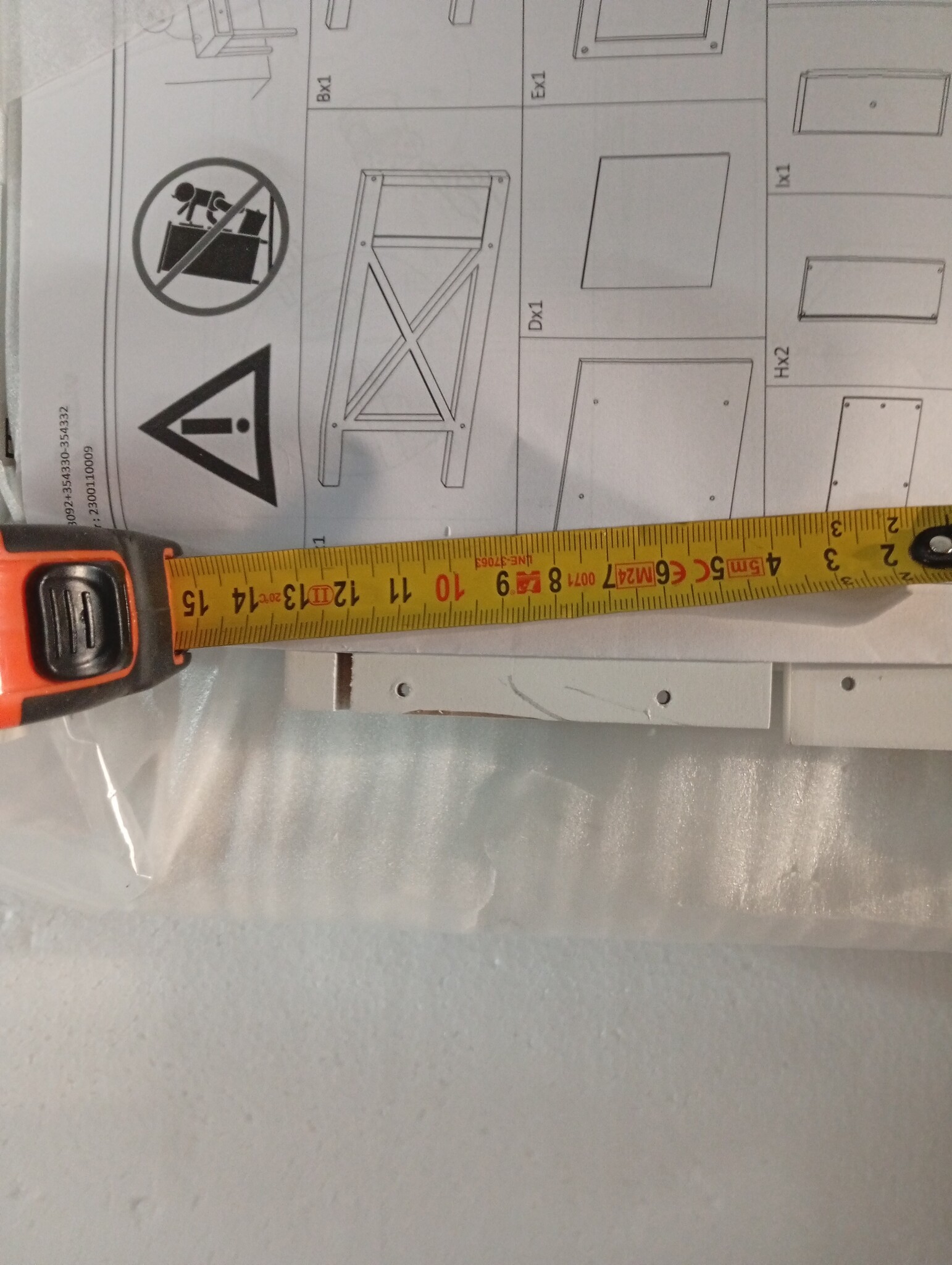 vidaXL Bijzettafeltje met lade wit - Nu 55% Korting!