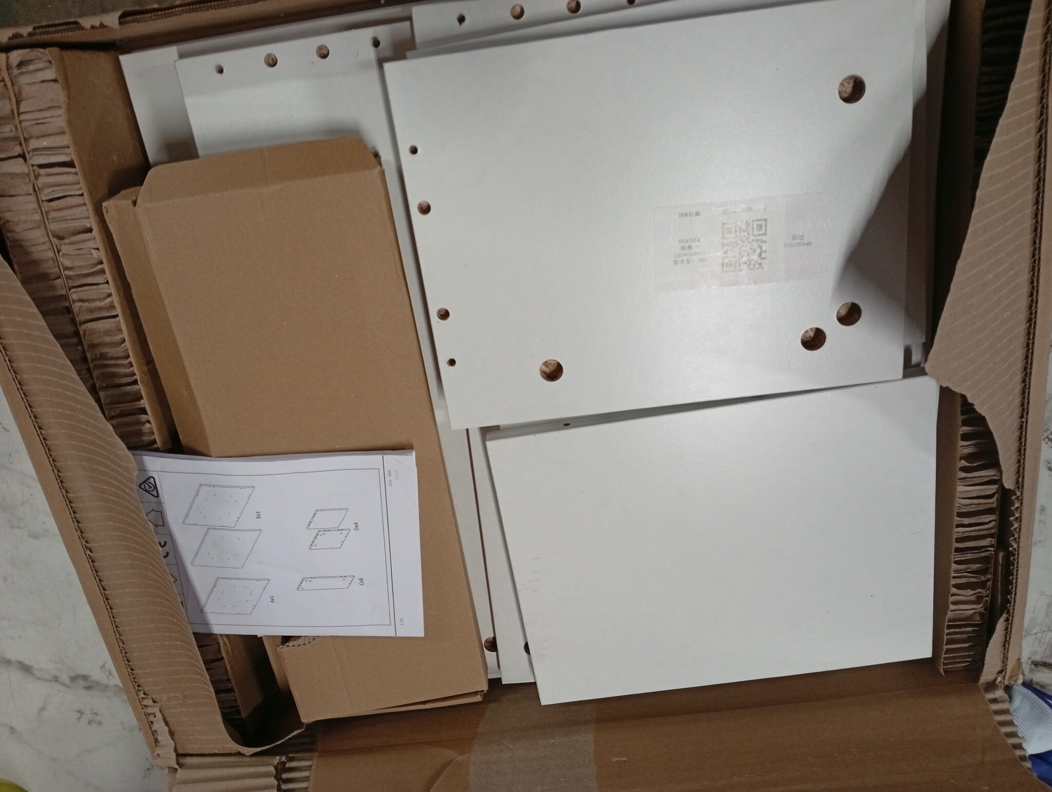 VidaXL Salontafel Wit met LED-verlichting - 50x50x40 cm | Nu 55% Korting