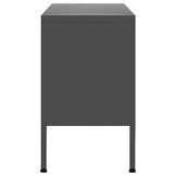 vidaXL TV-meubel Staal Antraciet 105x35x50 cm - 35% Korting!