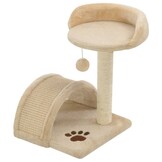 vidaXL Kattenkrabpaal Beige/Bruin 40cm - 35% Korting