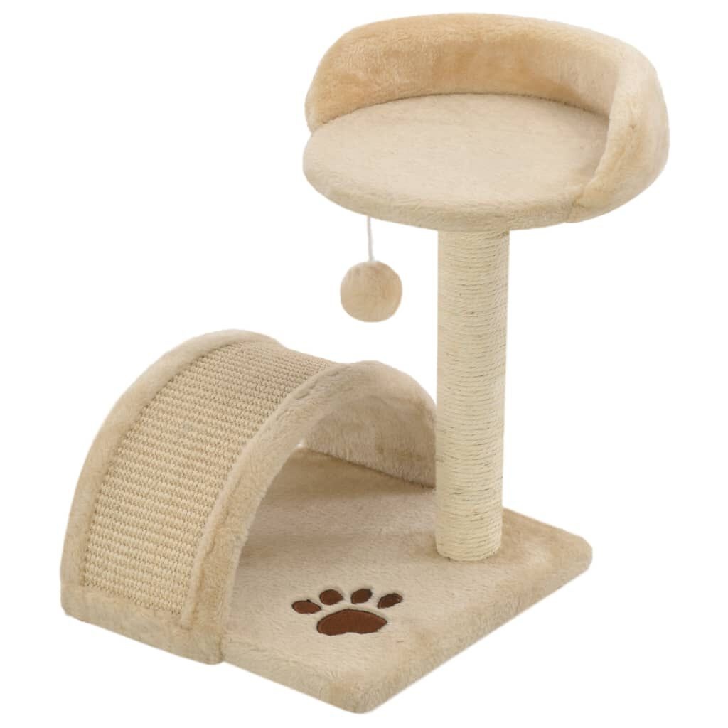 vidaXL Kattenkrabpaal Beige/Bruin 40cm - 35% Korting