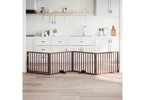 vidaXL Hondenhek Inklapbaar - Populierenhout - 320 cm - 55% Korting!