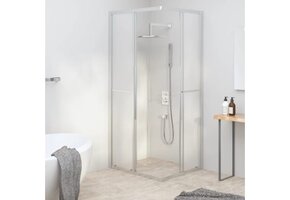 vidaXL Douchecabine 80x70x180 cm Mat ESG - 37% Korting!