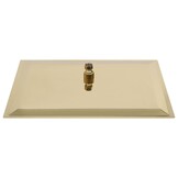 VidaXL Regendouchekop Vierkant 50x50cm RVS Goudkleurig | 41% Korting!