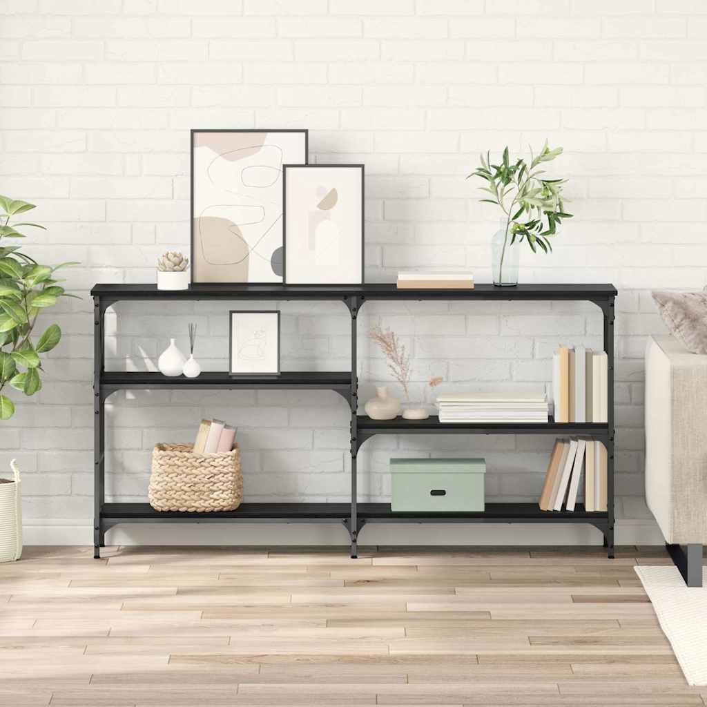 VidaXL Wandtafel Zwart eiken 150cm - 35% Korting