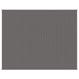 vidaXL Verzwaringsdeken 15 kg Grijs - Nu met 35% Korting!