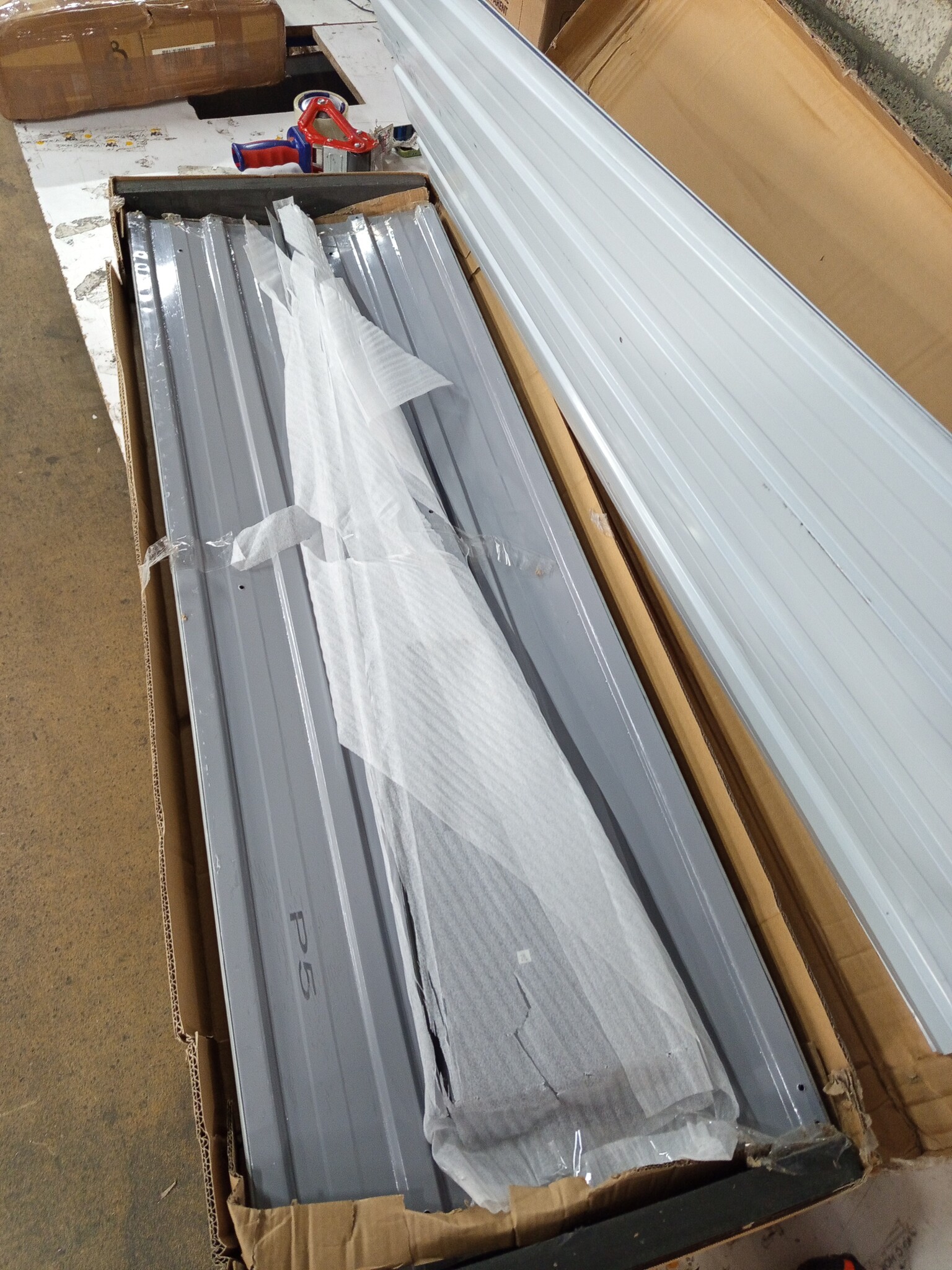 vidaXL Tuinschuur Metaal Grijs - 60% Korting