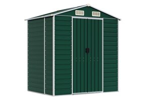 vidaXL Tuinschuur Groen (191x130x198 cm) - 60% Korting!