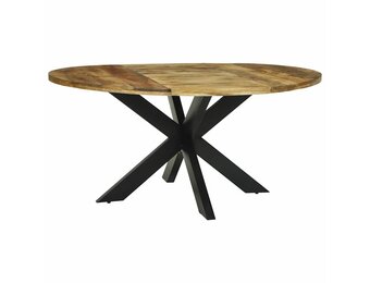 VidaXL Ronde Eettafel Massief Hout Ø160cm - 35% Korting