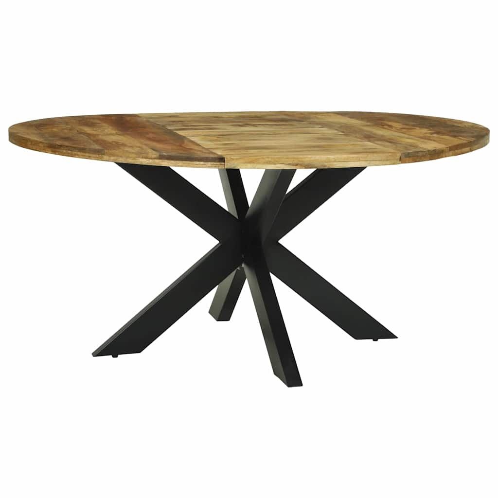 VidaXL Ronde Eettafel Massief Hout Ø160cm - 35% Korting