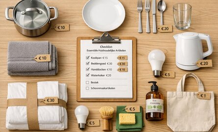 Checklist: essentiële huishoudelijke artikelen voor cliënten onder bewind