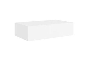vidaXL Wandschap met lade 40cm Wit | Nu 55% Korting!