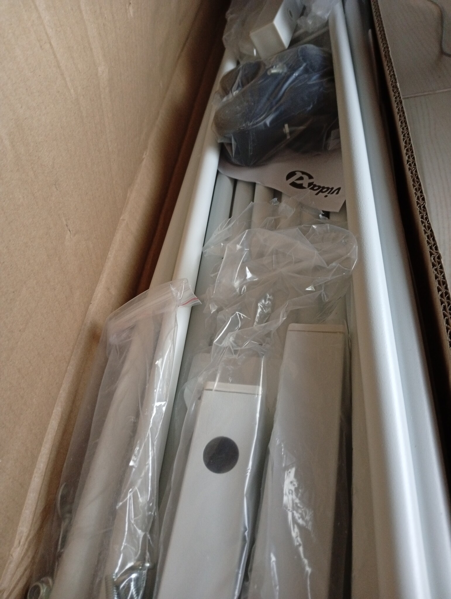 VidaXL Opvouwbaar Bedframe (100x190 cm, Wit Staal) - 55% Korting!