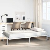 VidaXL Opvouwbaar Bedframe (100x190 cm, Wit Staal) - 55% Korting!