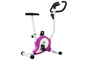 vidaXL Hometrainer met bandweerstand - Paars | 35% Korting