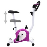 vidaXL Hometrainer met bandweerstand - Paars | 35% Korting