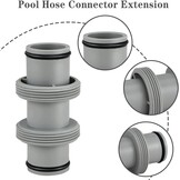 Zwembadslang Connectorset 38 mm (2 stuks) - 30% Korting! Intex, Bestway, Coleman
