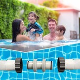 Zwembadslang Connectorset 38 mm (2 stuks) - 30% Korting! Intex, Bestway, Coleman