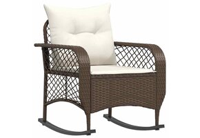 vidaXL Tuinschommelstoel met kussens - 68% Korting!