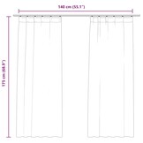 vidaXL Gordijnen Fluweel Beige 2 st. - 35% Korting!