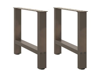 vidaXL Salontafelpoten 2 st 50x42 cm Staal Naturel - 55% Korting