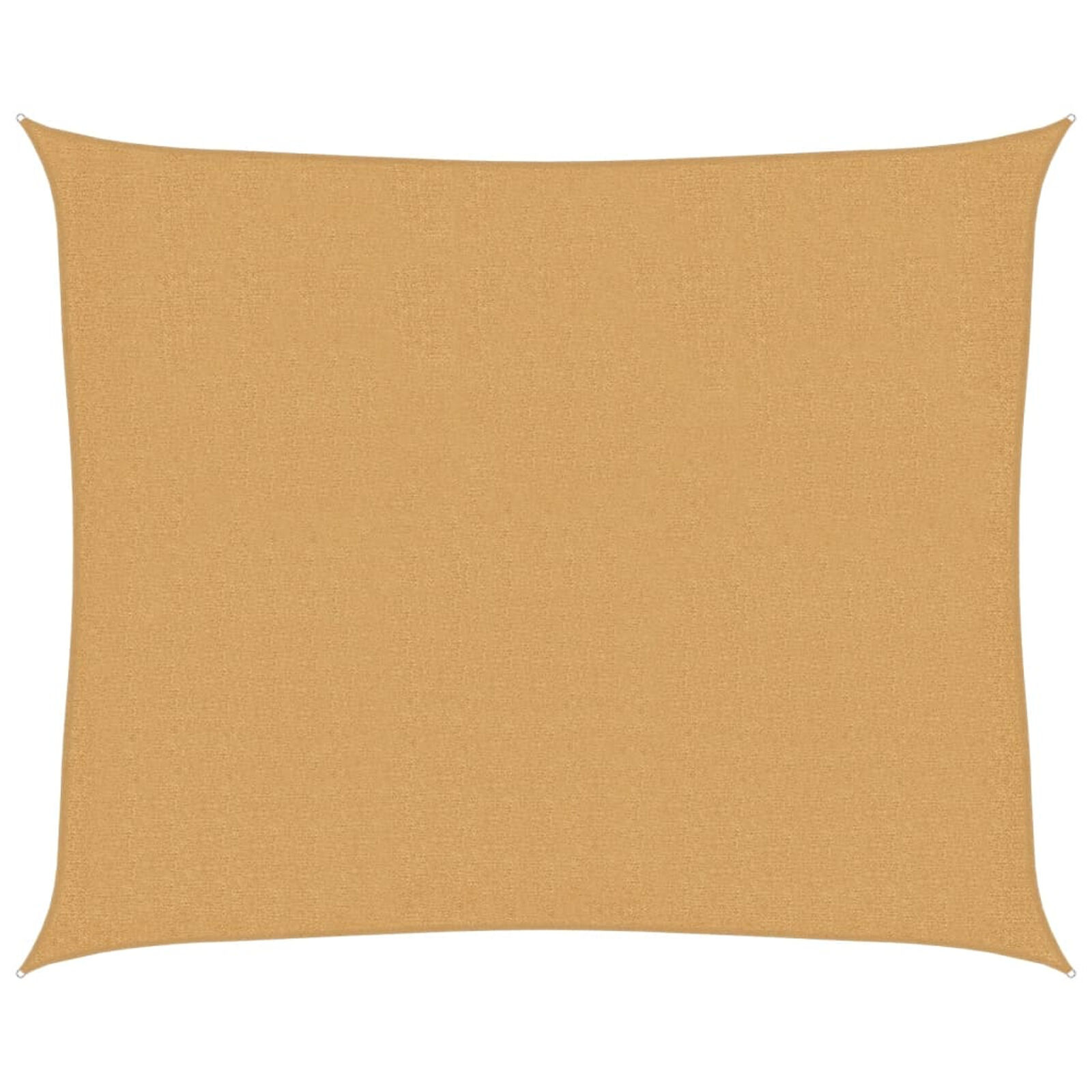 vidaXL Zonnezeil HDPE Rechthoekig 2,5x3m Zandkleurig - 65% Korting!