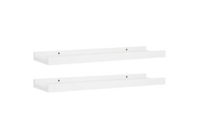 vidaXL Fotoplanken 2 stuks 40cm Wit - 70% Korting!
