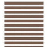 vidaXL Zebra Rolgordijn Bruin 125x150cm - 41% Korting!