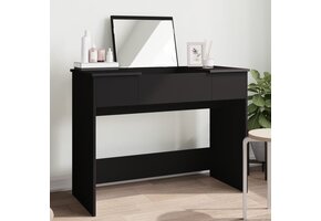 vidaXL Kaptafel met Spiegel 100x45x76 cm Zwart - 35% Korting!