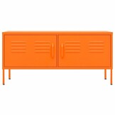 vidaXL TV-meubel Staal Oranje (105x35x50 cm) - 55% Korting!