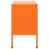 vidaXL TV-meubel Staal Oranje (105x35x50 cm) - 55% Korting!