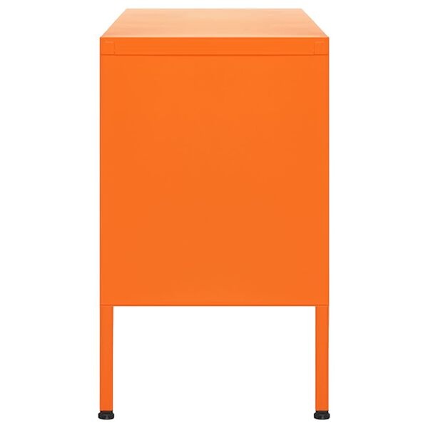 vidaXL TV-meubel Staal Oranje (105x35x50 cm) - 55% Korting!