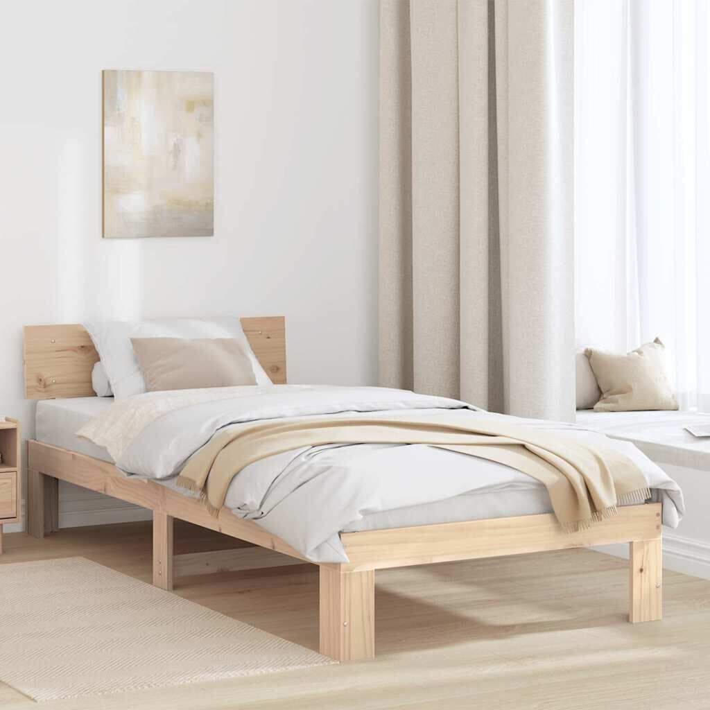 vidaXL Bedframe Bruin 80x200 cm - 35% Korting!