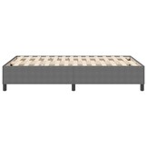 vidaXL Boxspring Bed Lichtgrijs 120x190 cm Katoen - 35% Korting!