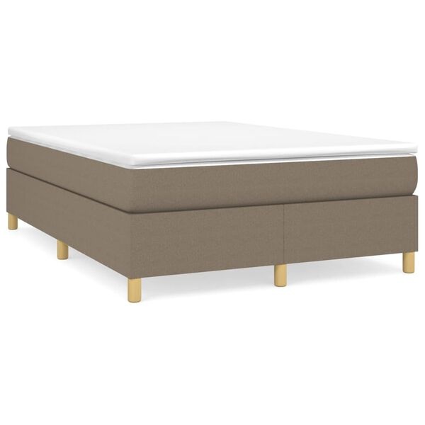 vidaXL Bedframe Taupe 140x200 cm - Nu 35% Korting!