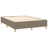 vidaXL Bedframe Taupe 140x200 cm - Nu 35% Korting!