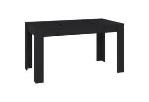 vidaXL Eettafel 140cm Zwart - 55% Korting! | Retourproduct