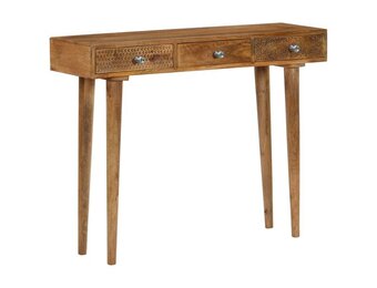 VidaXL Wandtafel Massief Mangohout - 102x30x79 cm - 35% Korting!