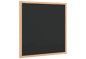 vidaXL Krijtbord 40x40cm met grenenhouten lijst | 60% Korting