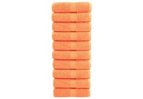 vidaXL Gastendoekjes SOLUND 10 stuks (30x50 cm, oranje) - 47% Korting!