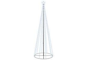 VidaXL Kegelkerstboom 300cm | 310 Koudwit LED's | 41% Korting