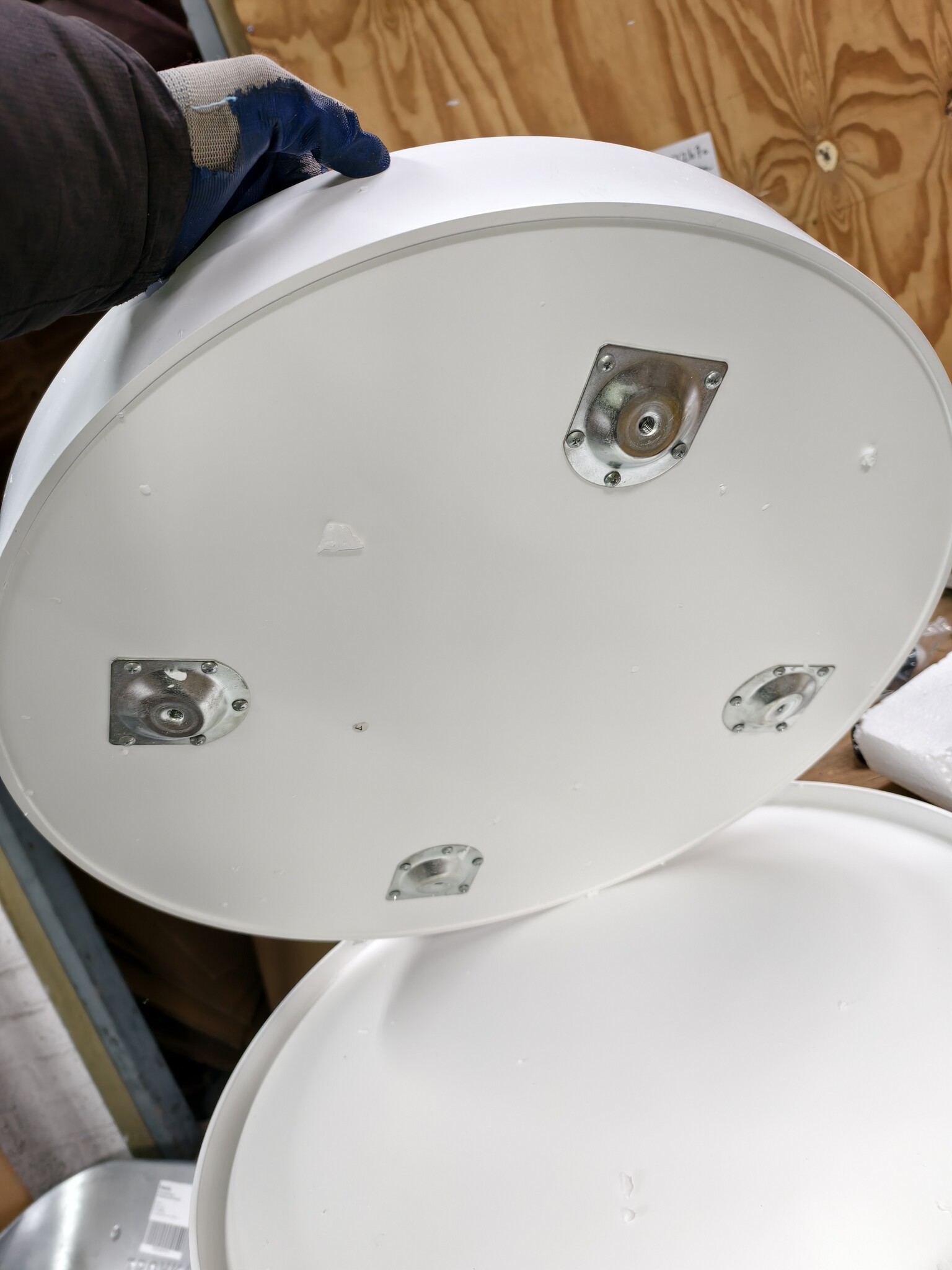 Houten Salontafel Wit - 60x60cm - Met Opbergruimte - 64% Korting