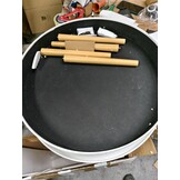 Houten Salontafel Wit - 60x60cm - Met Opbergruimte - 64% Korting