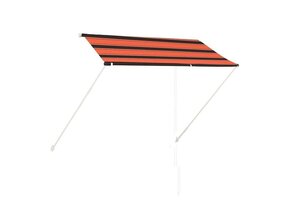 vidaXL Luifel Uittrekbaar 250x150 cm Oranje/Bruin - 42% Korting!