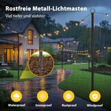 Set van 2 Slingerlichtjes Palen 3,2m - 63% Korting!